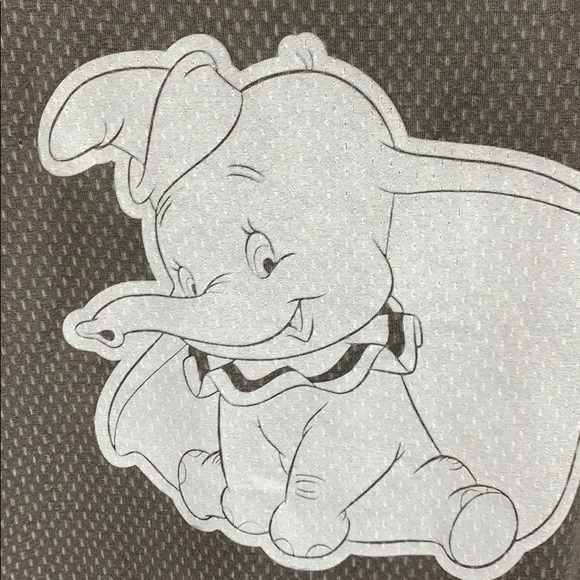 Disney Dumbo Gray and White Jersey Style Shirt - Picture 3 of 5